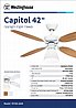 מאוורר תקרה קפיטול 42" Capitol